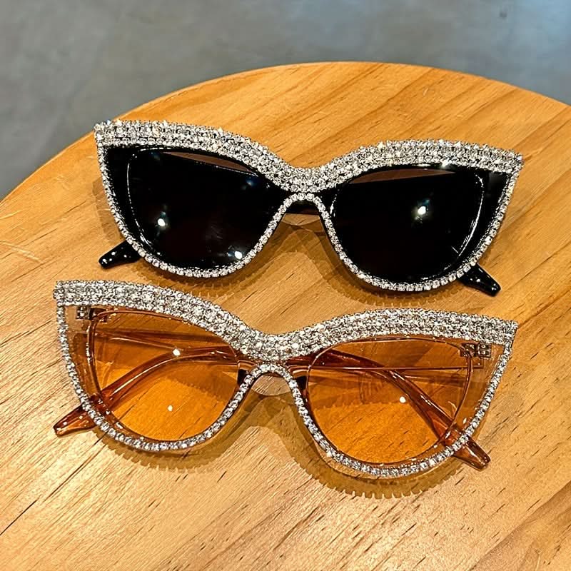Luxury Rhinestone Cat Eye Sunglasses for Women