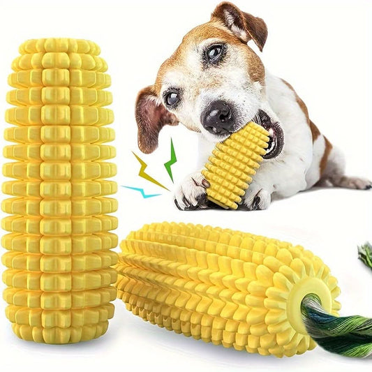 Tough Corn Stick Dog Chew Toy – Durable, Squeaky, for Aggressive Chewers