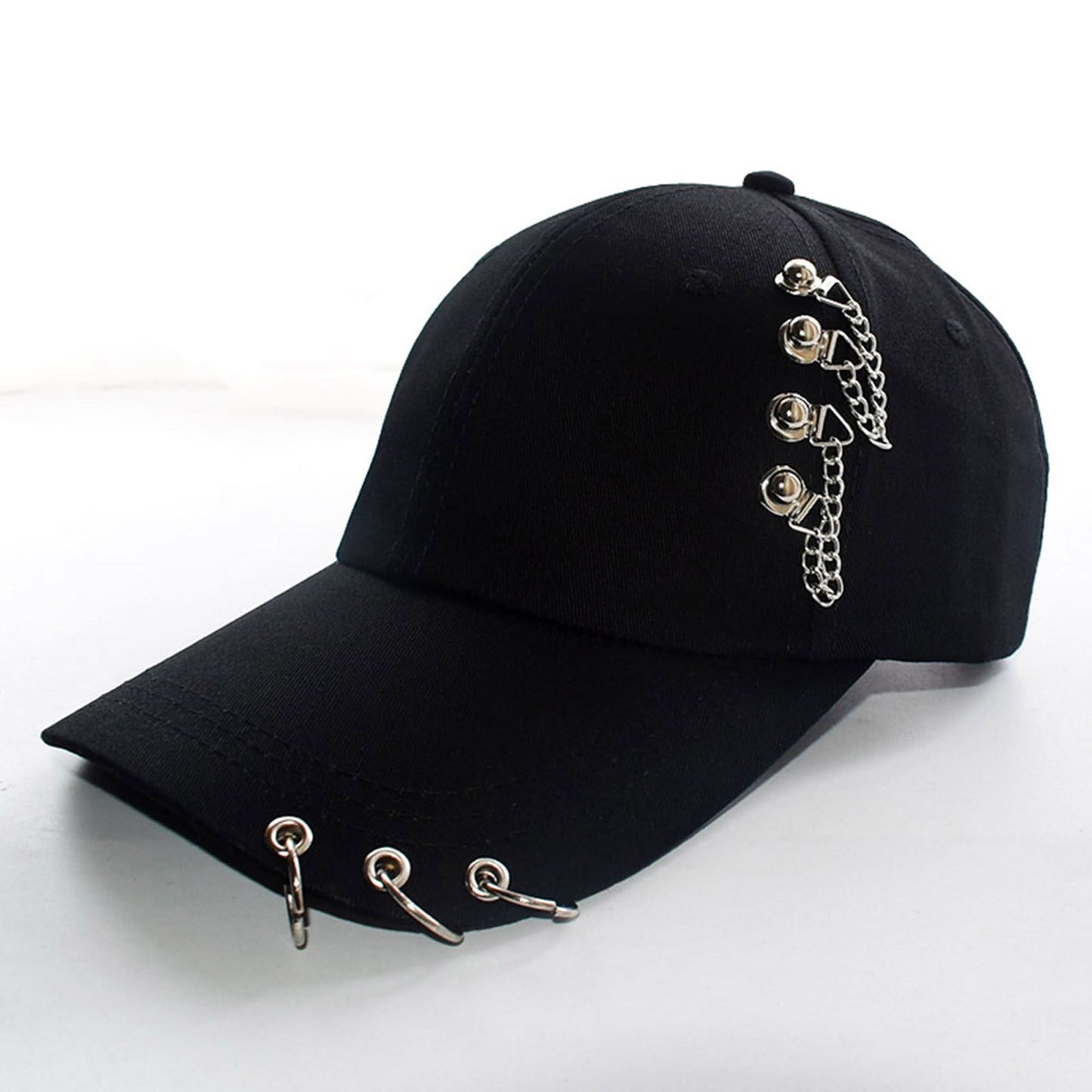 Women's Black Ring Buckle Baseball Cap – Hip Hop Trucker Hat