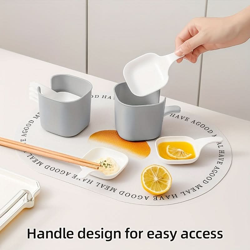 7-Piece Plastic Dipping Sauce Dish Set