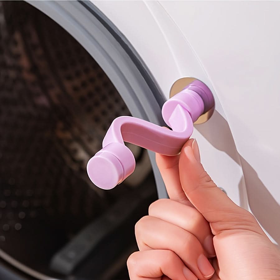 Magnetic Washing Machine Door Stop – Strong Anti-Pinch Holder