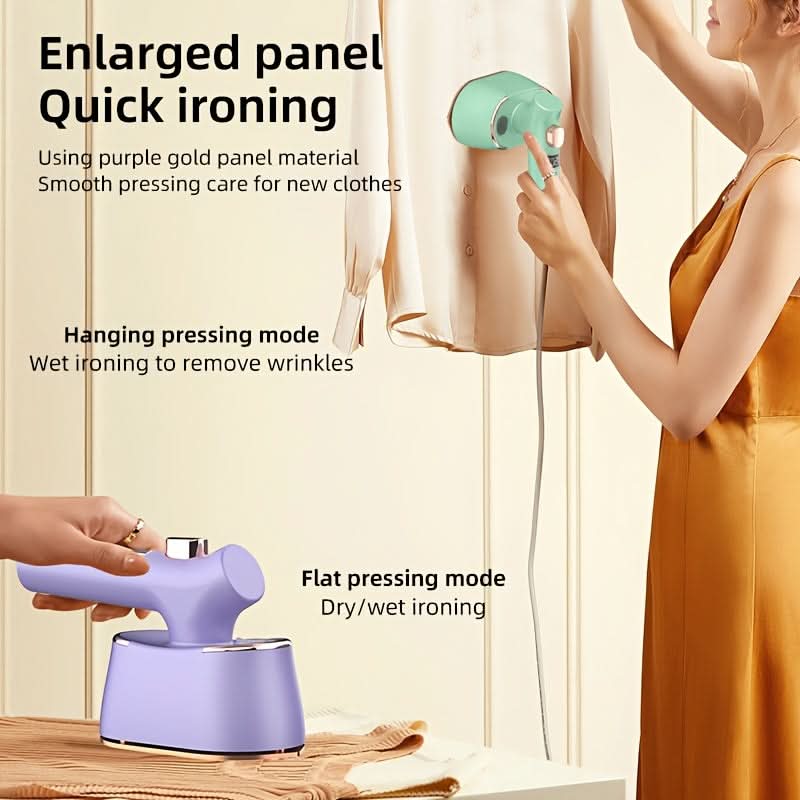 Portable Handheld Steam Iron – 40W Compact Wrinkle Remover for Travel