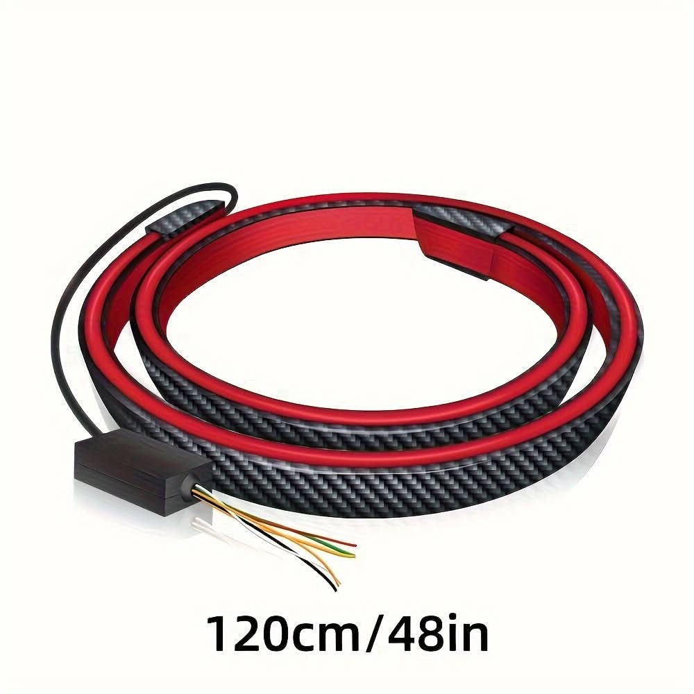 LED Carbon Fiber Spoiler Light Strip – 12V Flowing Ambient Tail Light