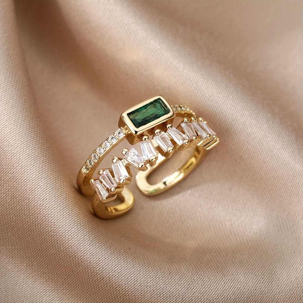 Boho Style Double Layer Copper Ring