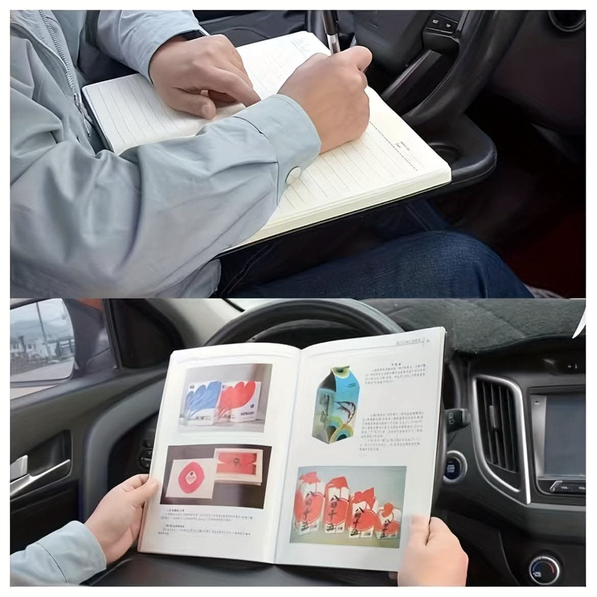 Multifunctional Car Steering Wheel Tray – Portable