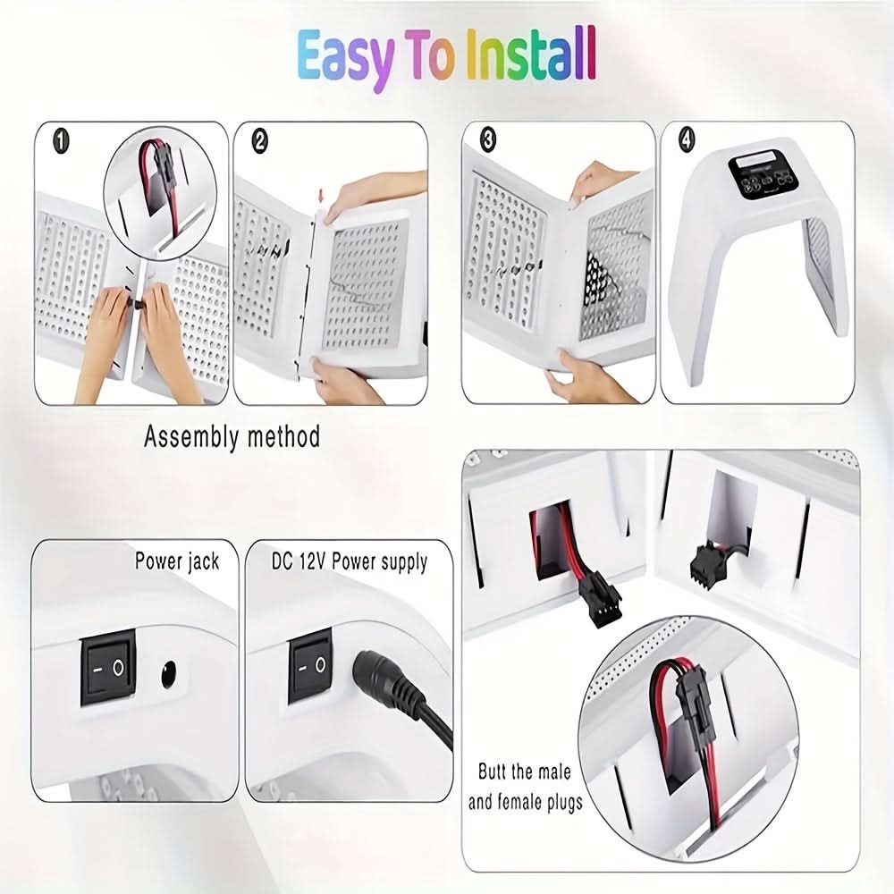 Professional 7-Color PDT LED Mask - Facial Light Therapy