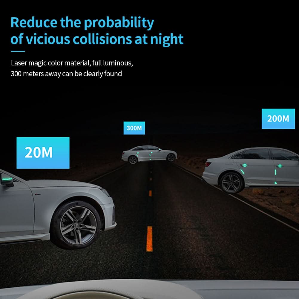 Luminous Car Door Handle & Mirror Protective Stickers