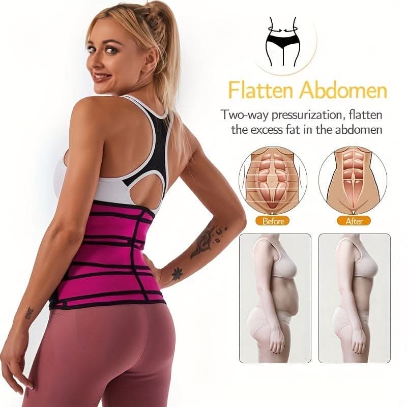 Heavy-Duty Slimming Waist Trainer with Breast Support