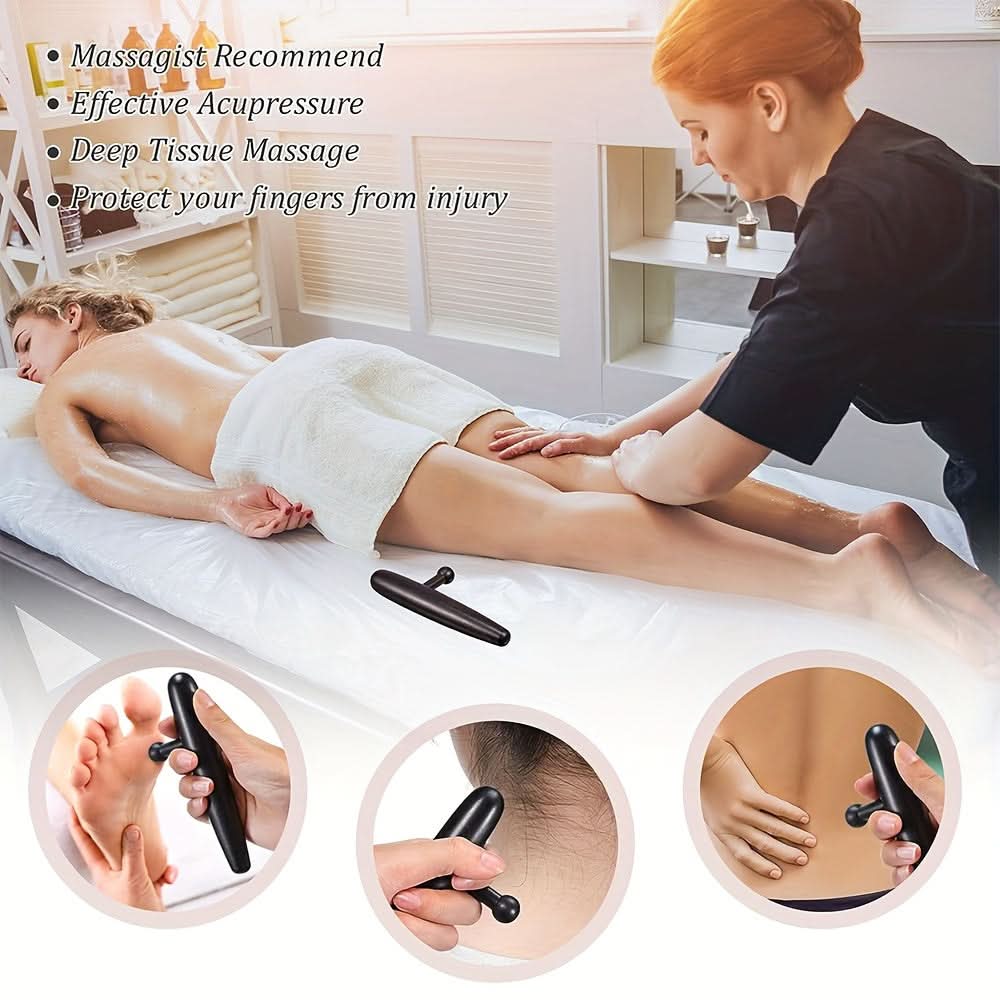Wooden Trigger Point Massage Stick for Relief