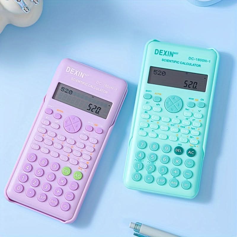 Colorful Scientific Calculator - Multifunctional LCD Display