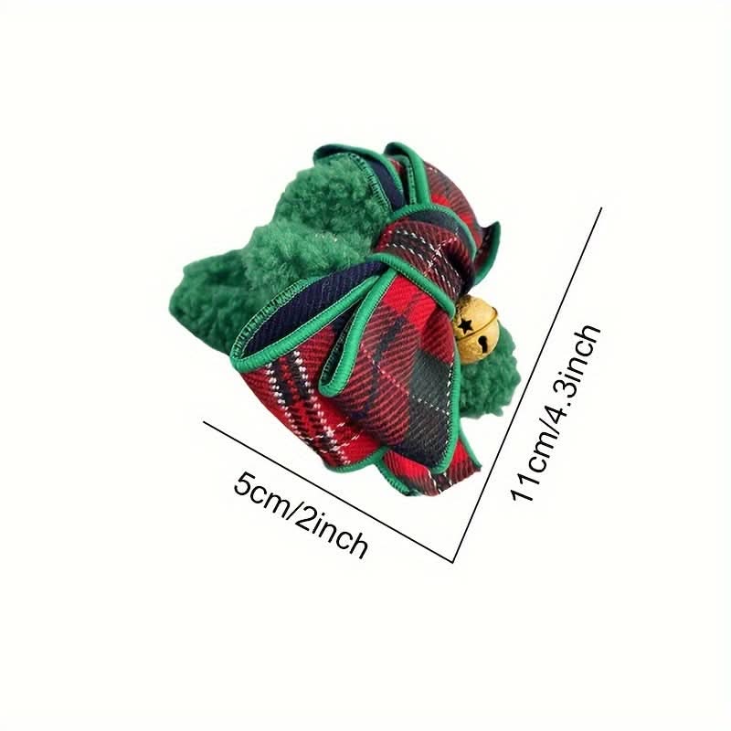 4pcs Christmas Bow Hair Clips for Women