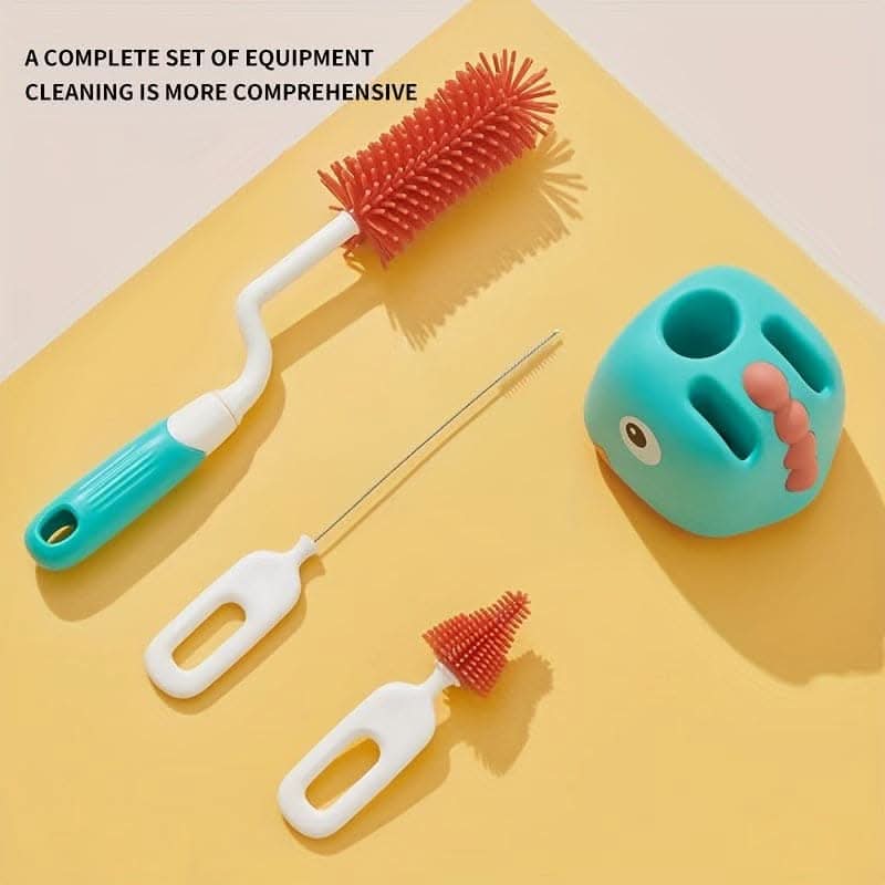 3pcs Silicone Bottle Brush Set