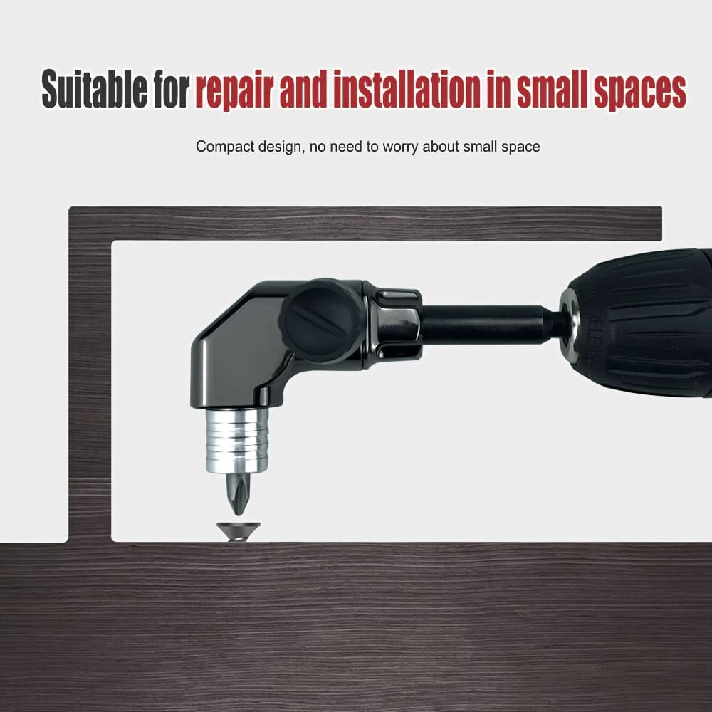 90° Angle Screwdriver - Compact Steel Tool