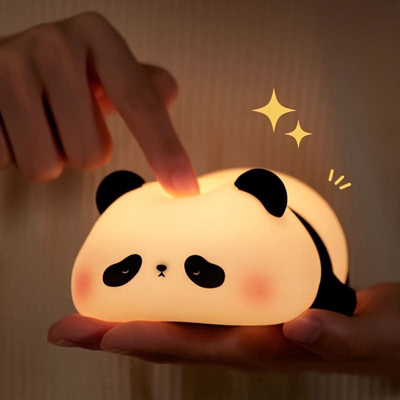 Silicone Pat Lamp - LED Bedside Night Light with Charging Function