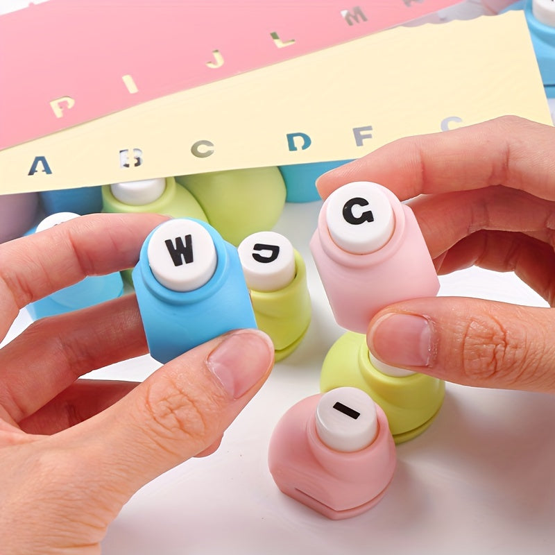 A-Z Alphabet Stamp Set – DIY Plastic Letter Stamps for Crafting & Scrapbooking