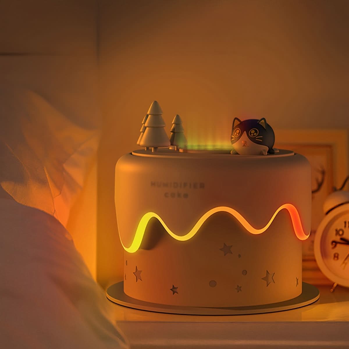 Quiet USB Humidifier with LED Night Light