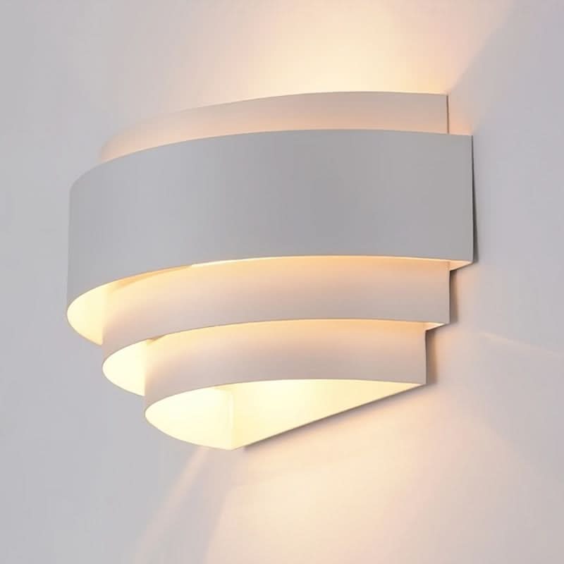 Modern Metal Half Moon Wall Sconce
