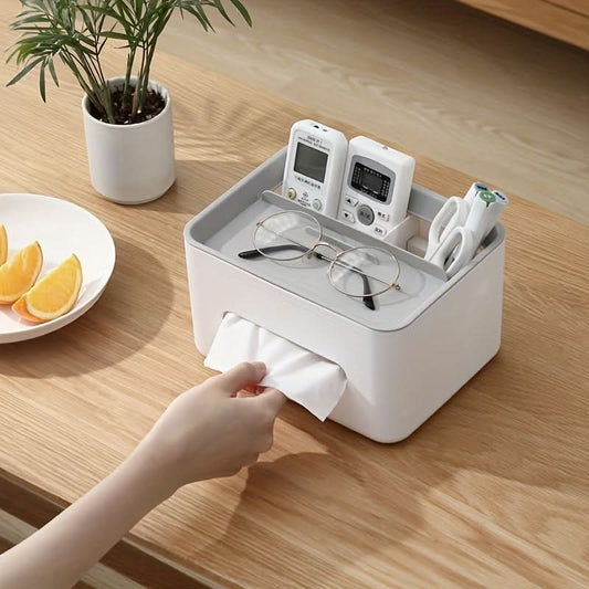 Multifunctional Desktop Storage Box – Tissue Holder