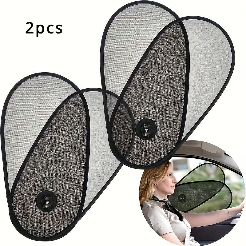 Rotatable Car Side Window Sunshade – 180° Adjustable UV & Heat Protection