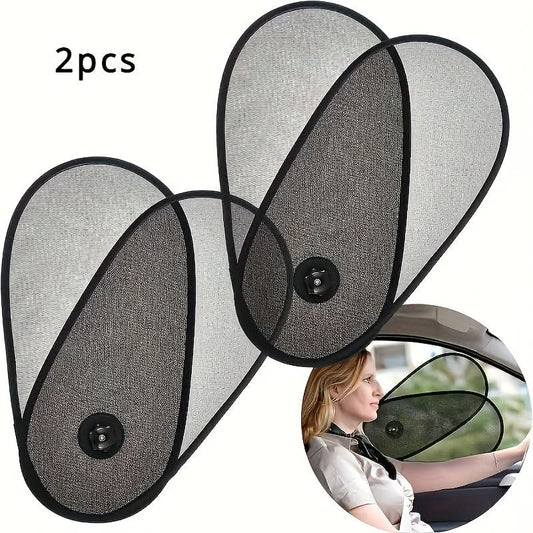 Rotatable Car Side Window Sunshade – 180° Adjustable UV & Heat Protection