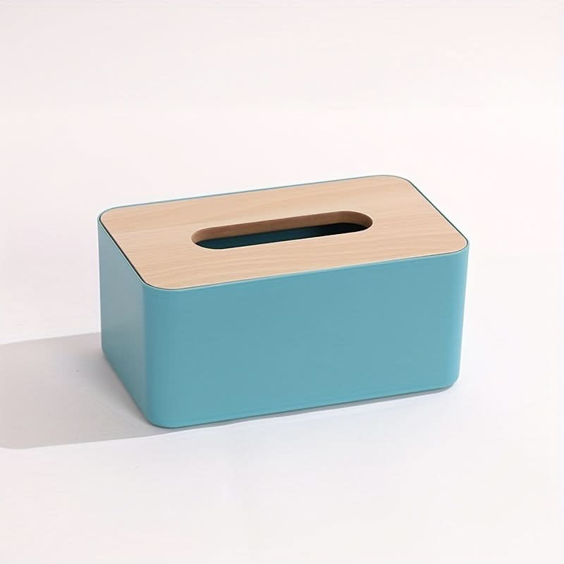 Wooden Tissue Box Holder for Home & Office