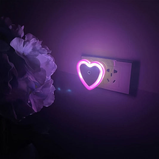 Heart-Shaped Energy-Efficient LED Night Light