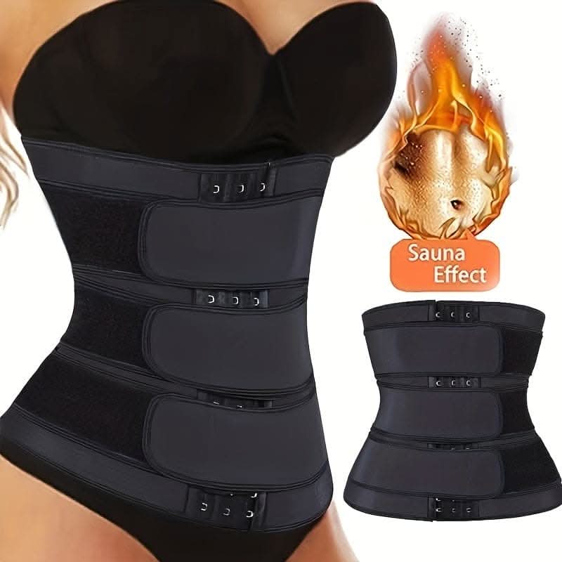 Heavy-Duty Slimming Waist Trainer with Breast Support