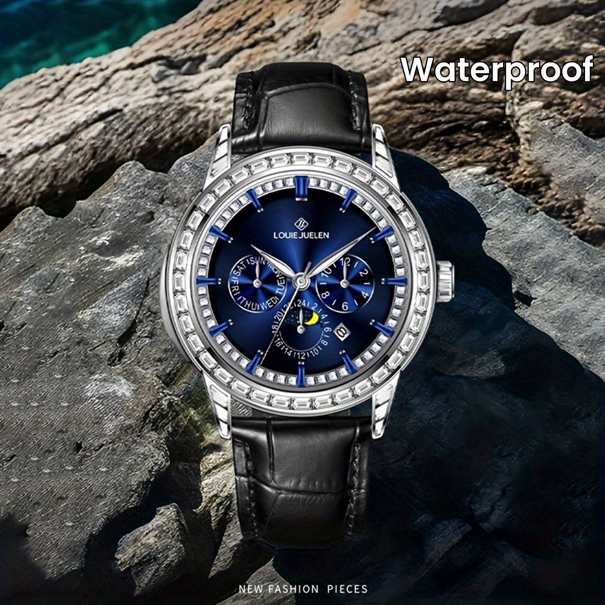 Watch King Men's Fashion Mechanical Watch, Waterproof, Glow-in-the-Dark