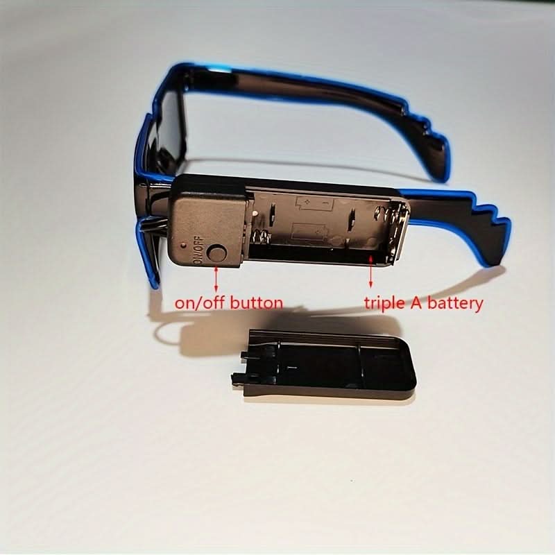 LED Light Up Party Glasses for Women & Men - Carnival, Festival, Nightlife