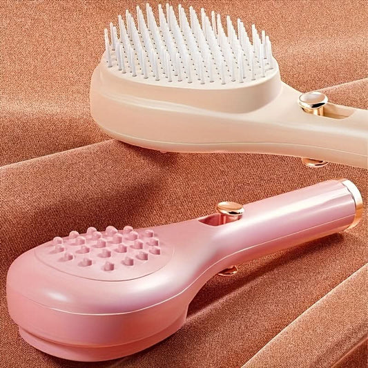 Anti-Static 360° Surround Hairbrush – Portable & Detachable Design