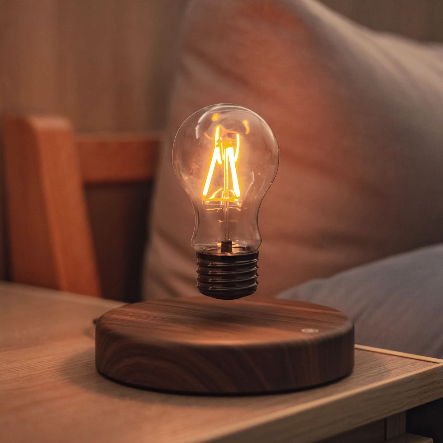 Magnetic Levitation Floating Light Bulb - Modern Night Light
