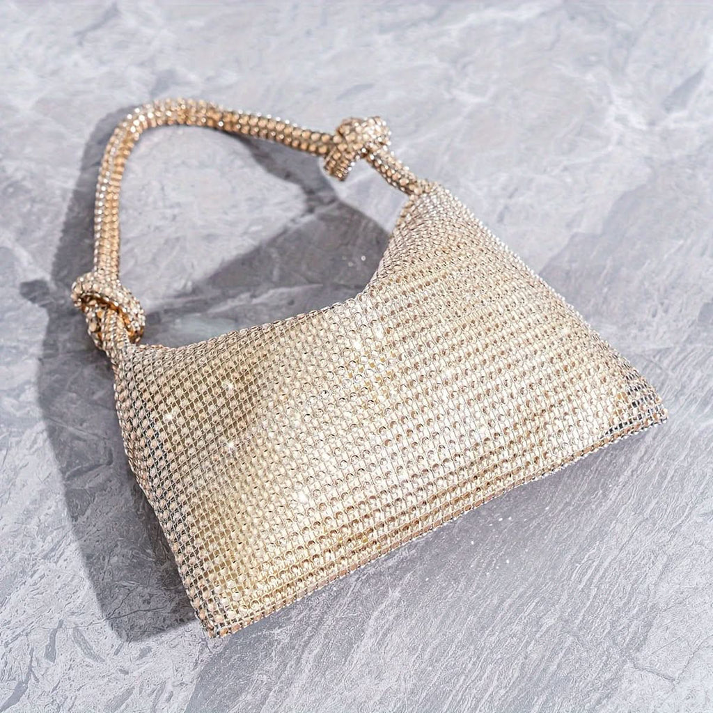 Sparkling Rhinestone Wedding & Prom Clutch Bag