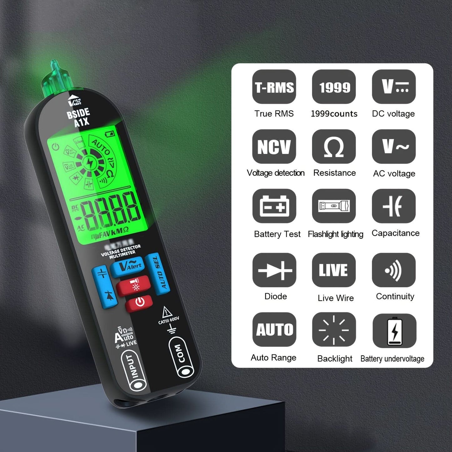 A1X Smart Digital Multimeter Tester