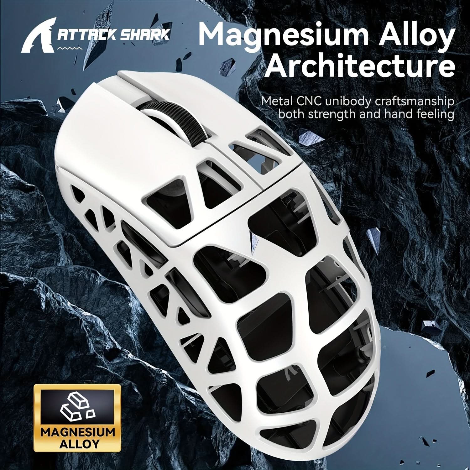 Superlight Wireless Gaming Mouse – Magnesium Alloy