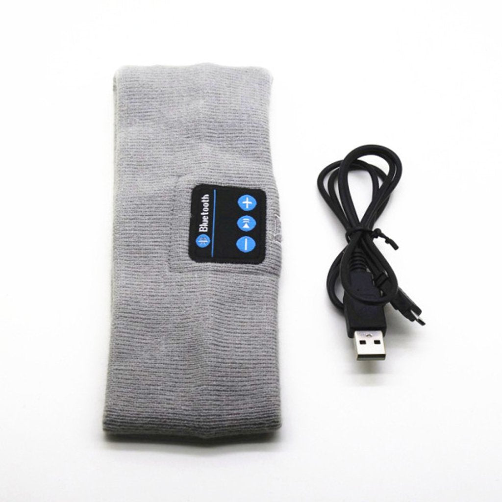 Wireless Bluetooth Sports Headband – Sweat-Absorbent Music Headscarf for Running & Yoga