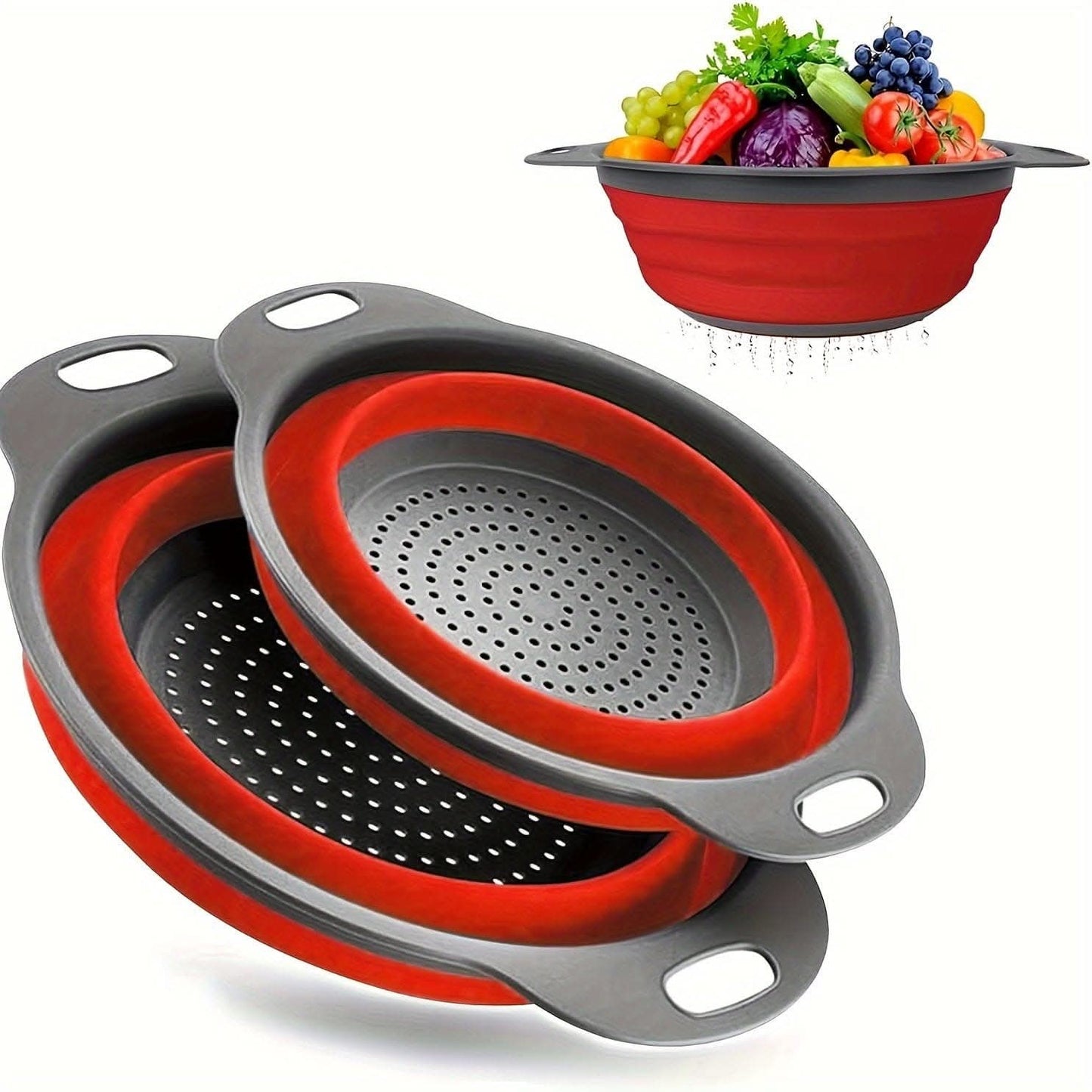 Foldable Silicone Kitchen Funnel Set