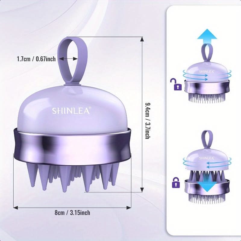 SHINLEA 2-in-1 Scalp Massager & Shampoo Brush