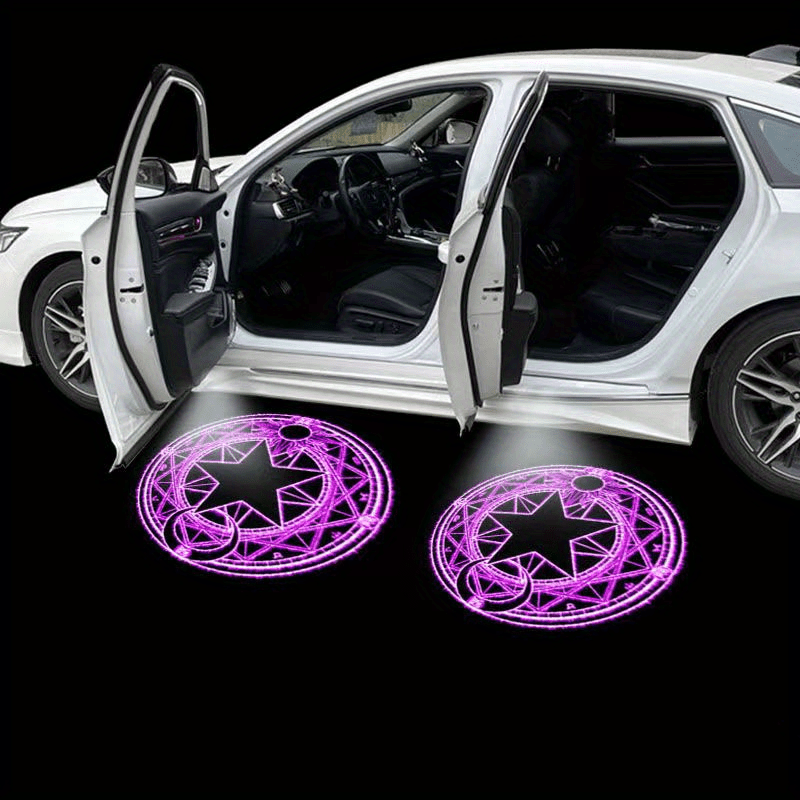 Wireless Car Door Logo Projector Light – Five-Pointed Star Ghost Shadow LED