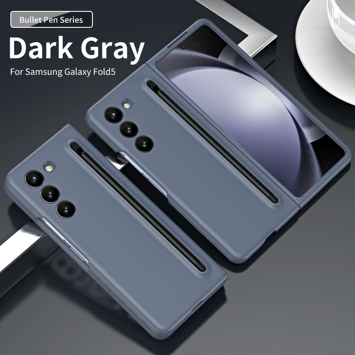Samsung Galaxy Z Fold 5 Slim Case with Built-in S Pen Slot
