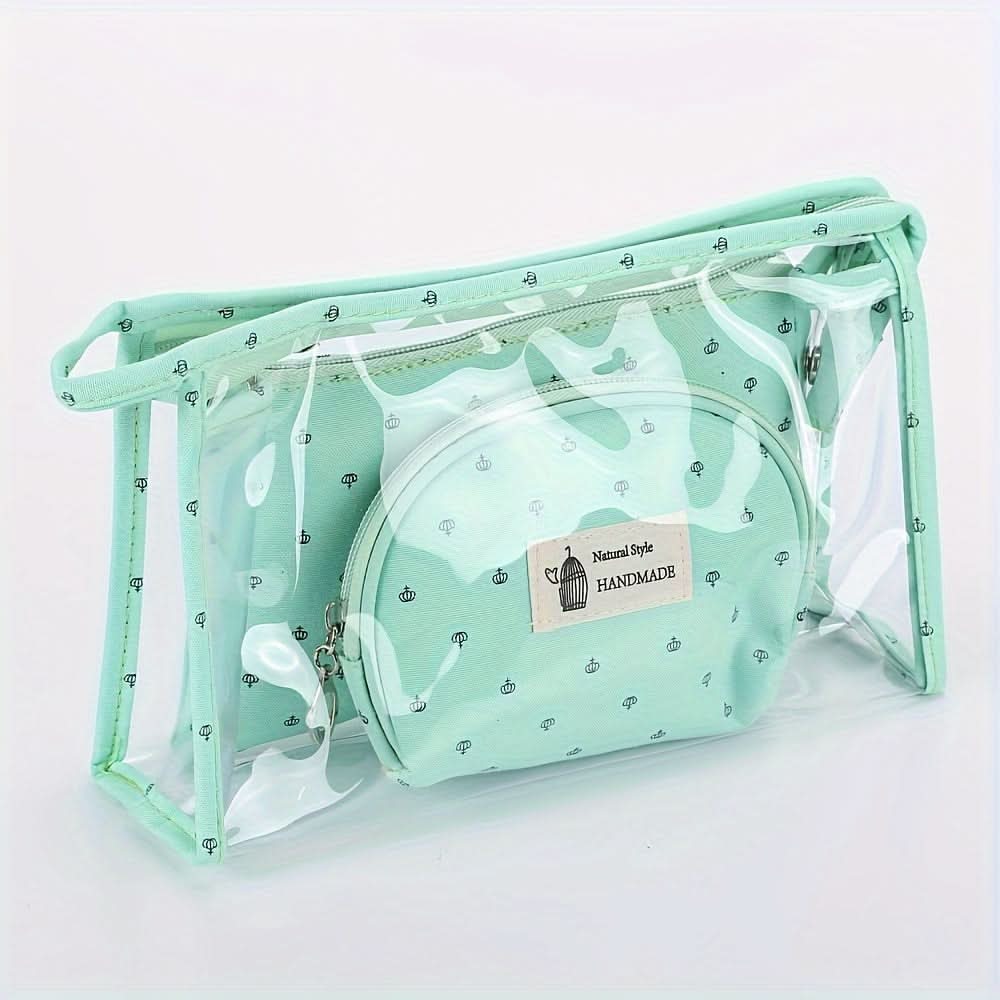 Large Capacity Cute Makeup & Toiletry Storage Bag 6-Piece Set
