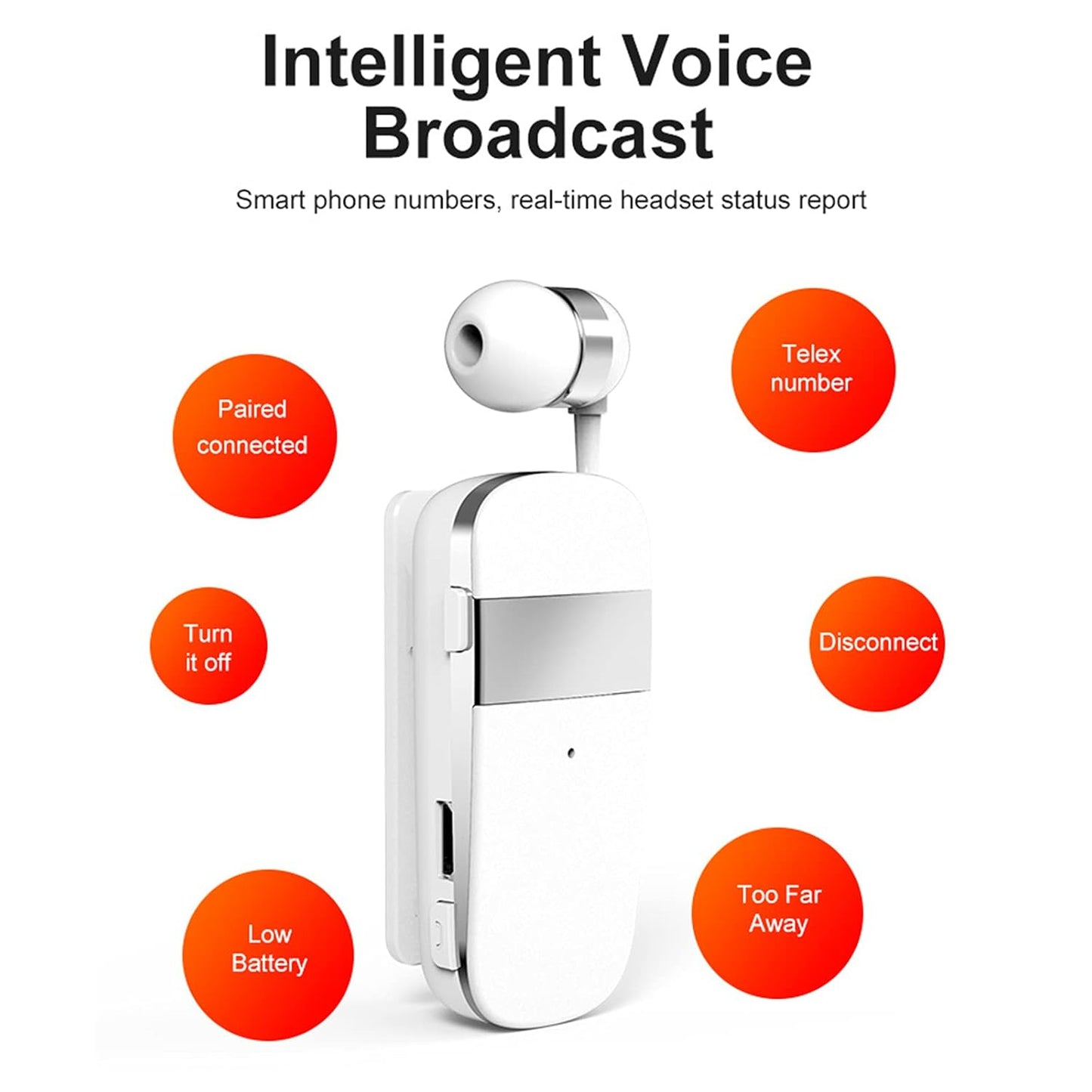 ESSONIO Bluetooth 5.0 In-Ear Headphones & Wired Earbuds – Touch Control Earphones for Business & Phone Calls