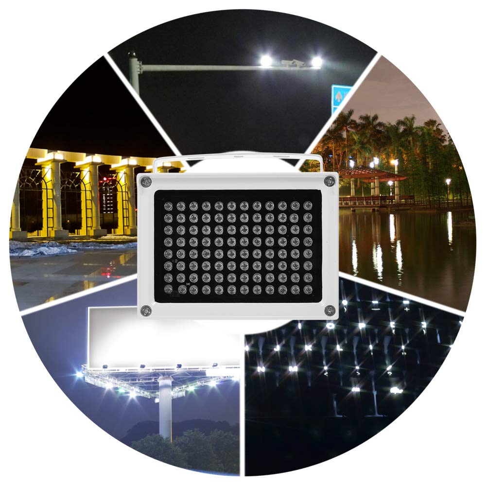 96 LED Infrared Illuminator – IP65 Waterproof IR Light for Outdoor CCTV Security Cameras