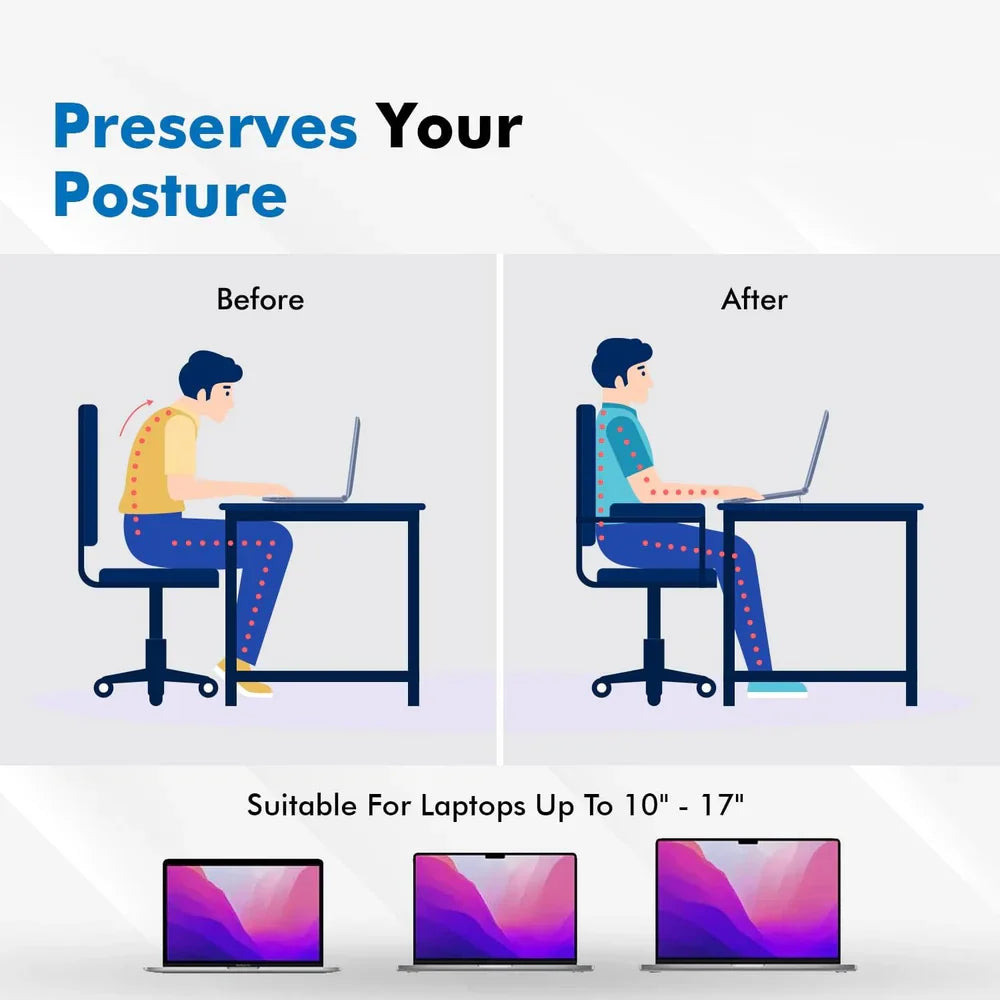 Adjustable Laptop Stand – Foldable Aluminum Alloy Cooling Stand with Portable Vertical Storage Design