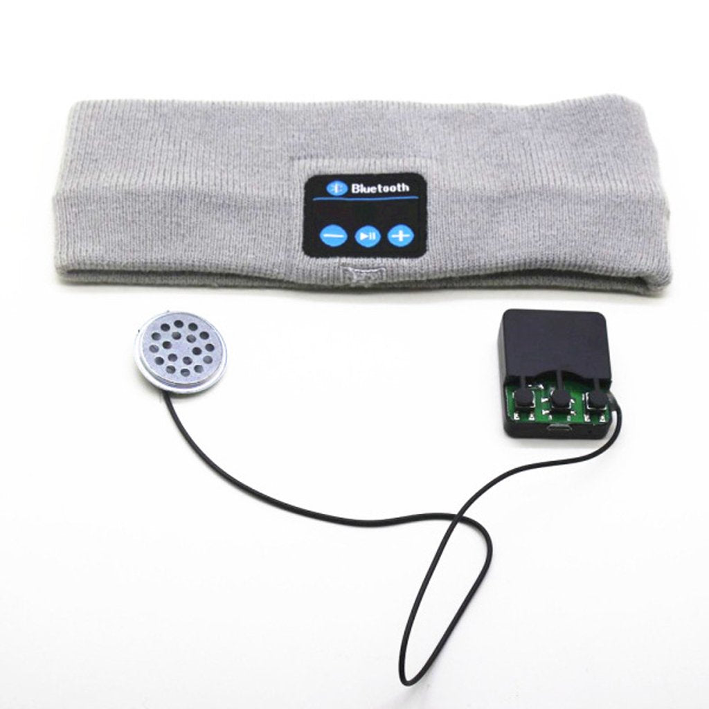 Wireless Bluetooth Sports Headband – Sweat-Absorbent Music Headscarf for Running & Yoga