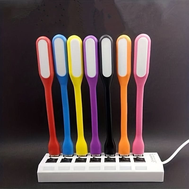 5-Pack Portable LED Desk Lamps – USB Powered