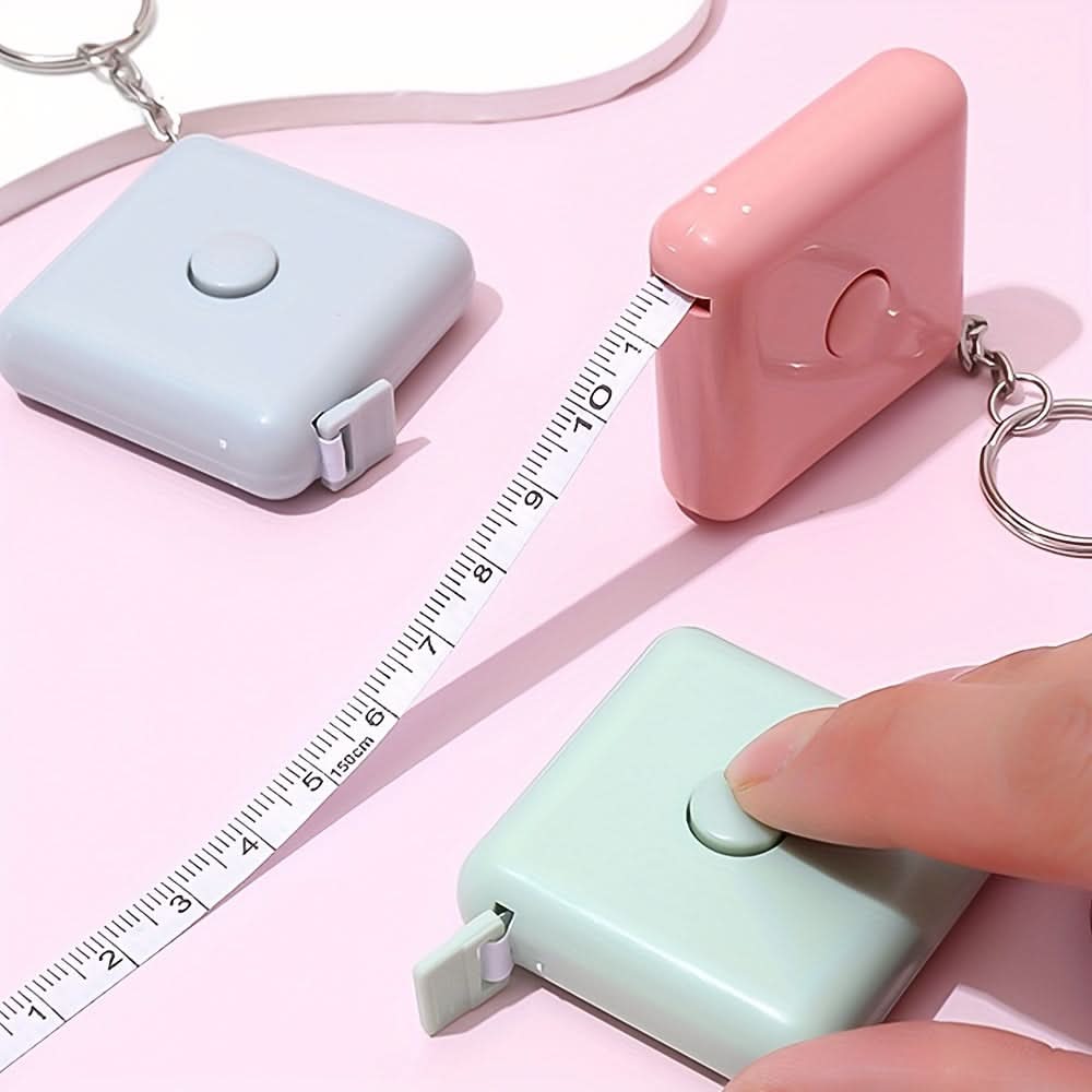 1.5m Retractable Mini Tape Measure – Compact Double-Scale Ruler