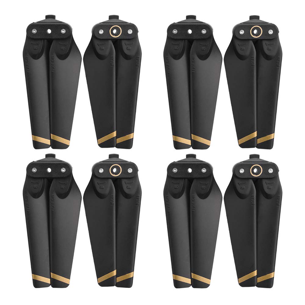 DJI Spark Propeller Blades – 2 Pairs Durable ABS+PC CW/CCW Drone Spare Parts (Black)