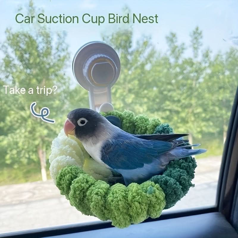 Outdoor Suction Cup Bird Nest – For Birds