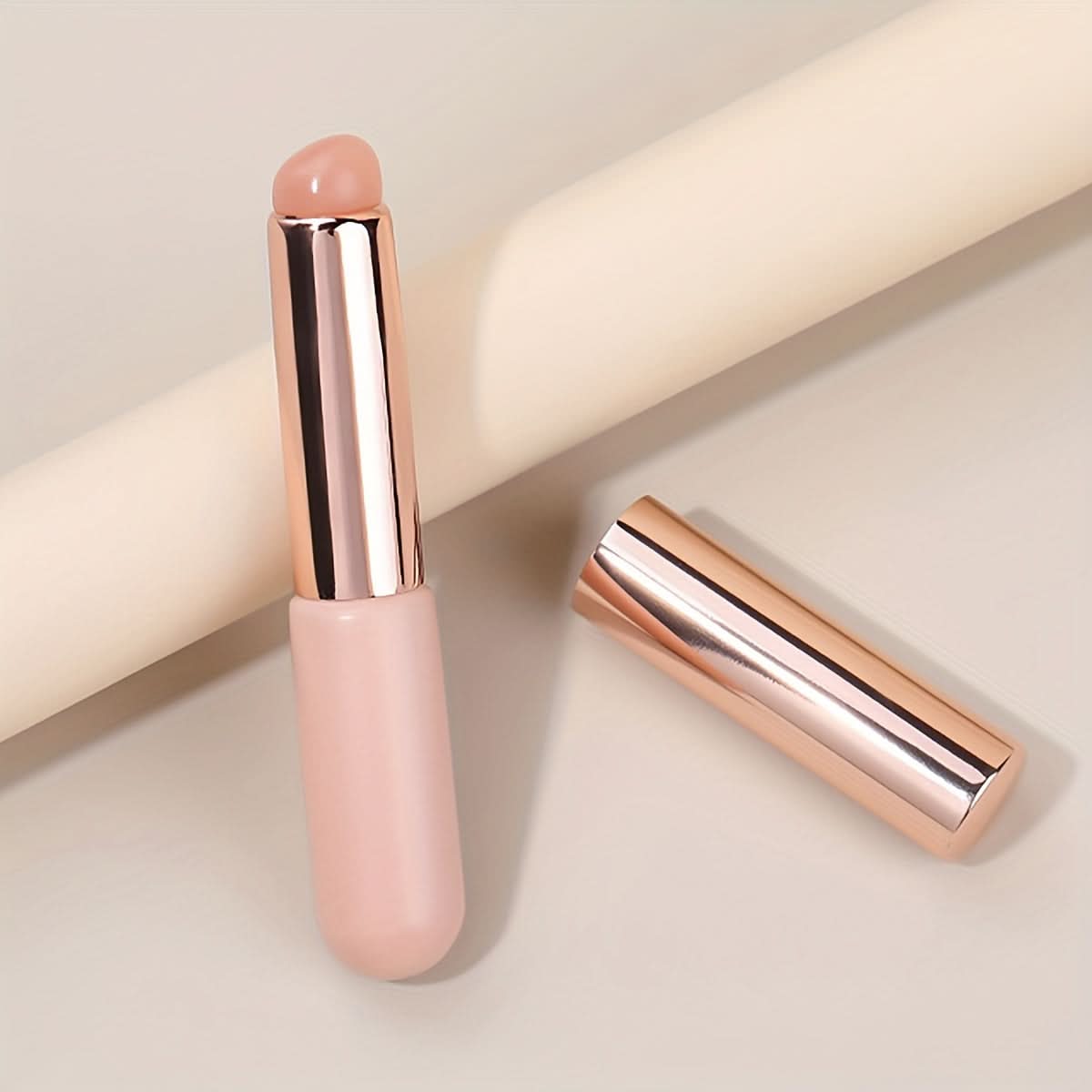1pc Silicone Gradient Nail & Lip Brush with Cover