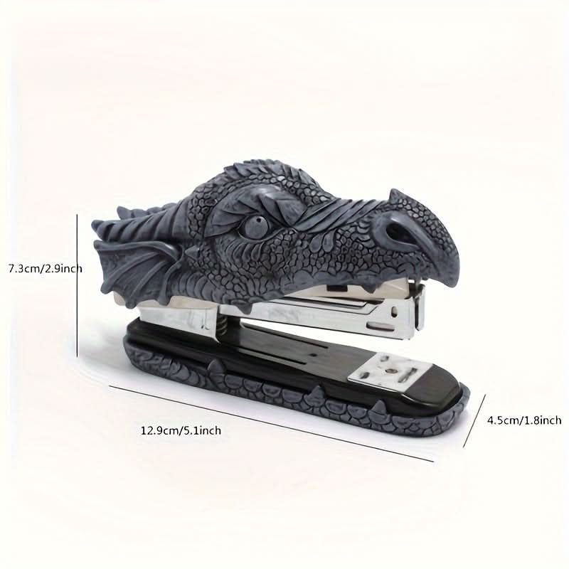 Dragon Head Resin Stapler - Fun Office Decor